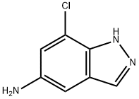 5-AMINO-7-CHLORO-1H-INDAZOLE Structure