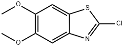 2-CHLORO-5,6-DIMETHOXY-BENZOTHIAZOLE 구조식 이미지