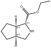 octahydro-, ethyl ester, (1S,3aR,6aS)- Structure