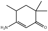 2-Cyclohexen-1-one,  3-amino-4,6,6-trimethyl- Structure