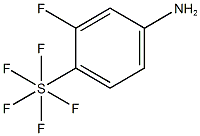 3-Fluoro-4-(pentafluorosulfur)aniline Structure