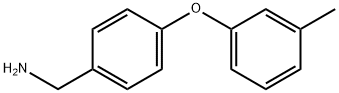 1-[4-(3-methylphenoxy)phenyl]methanamine Structure