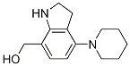 1H-인돌-7-메탄올,2,3-디히드로-4-피페리디닐- 구조식 이미지