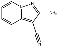 피라졸로[1,5-a]피리딘-3-카르보니트릴,2-아미노- 구조식 이미지