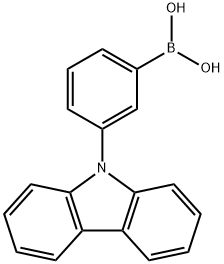 3-(9H-Carbazol-9-yl)phenylboronic acid 구조식 이미지