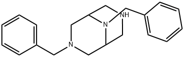 3,7,9-Triazabicyclo[3.3.1]nonane, 3,9-bis(phenylmethyl)- Structure