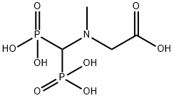 N-(diphosphonomethyl)-N-methylglycine Structure