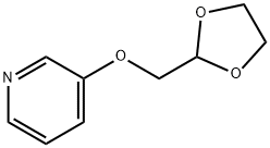 3-([1,3]DIOXOLAN-2-YLMETHOXY)-피리딘 구조식 이미지