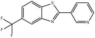 2-PYRIDIN-3-YL-5-TRIFLUOROMETHYL-BENZOTHIAZOLE Structure