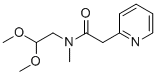 N-(2,2-디메톡시-에틸)-N-메틸-2-피리딘-2-YL-아세트아미드 구조식 이미지