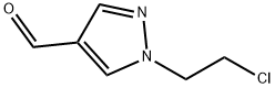 1-(2-클로로에틸)-1H-피라졸-4-카르발데하이드 구조식 이미지