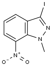 3-iodo-1-methyl-7-nitro-1H-indazole Structure