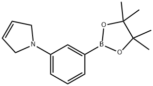 1-[3-(4,4,5,5-TETRAMETHYL-[1,3,2]DIOXABOROLAN-2-YL)-PHENYL]-2,5-DIHYDRO-1H-PYRROLE Structure