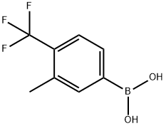 3-METHYL-4-TRIFLUOROMETHYL-PHENYLBORONIC ACID Structure