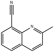 2-메틸퀴놀린-8-카르보니트릴 구조식 이미지