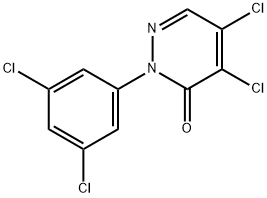 4,5-DICHLORO-2-(3,5-DICHLOROPHENYL)-2,3-DIHYDROPYRIDAZIN-3-ONE 구조식 이미지
