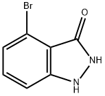 3H-인다졸-3-온,4-브로모-1,2-디하이드로- 구조식 이미지