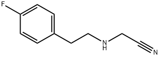 2-{[2-(4-fluorophenyl)ethyl]amino}acetonitrile Structure