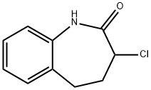 3-Chloro-1,3,4,5-tetrahydro-2H-1-benzazepin-2-one 구조식 이미지