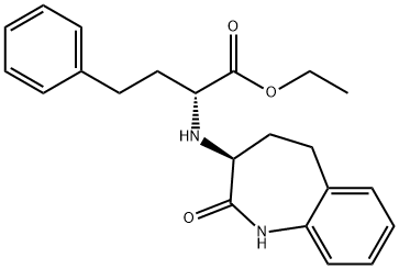 Benzenebutanoicacid,-[(2,3,4,5-tetrahydro-2-oxo-1H-1-benzazepin-3-yl)amino]-,ethylester,(R*,S*)-(9CI) Structure