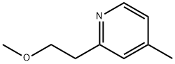 Pyridine, 2-(2-methoxyethyl)-4-methyl- Structure