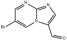 6-브로모이미다조[1,2-A]피리미딘-3-카르발데히드 구조식 이미지