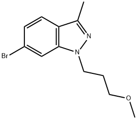 1H-Indazole,6-bromo-1-(3-methoxypropyl)-3-methyl- Structure
