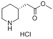 (R)-METHYL 2-(PIPERIDIN-3-YL)ACETATE HYDROCHLORIDE 구조식 이미지