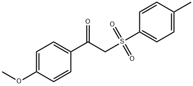 1-(4-METHOXYPHENYL)-2-[(4-METHYLPHENYL)SULFONYL]-1-ETHANONE 구조식 이미지