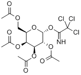 .alpha.-D-Galactopyranose, 2,3,4,6-tetraacetate 1-(2,2,2-trichloroethanimidate) 구조식 이미지