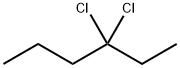 3,3-Dichlorohexane Structure