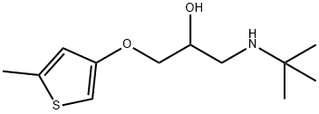 1-(tert-Butylamino)-3-(5-methyl-3-thienyloxy)-2-propanol Structure