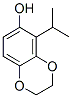 1,4-Benzodioxin-6-ol,  2,3-dihydro-5-(1-methylethyl)- 구조식 이미지