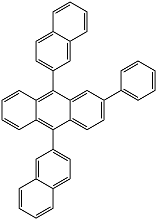2-Phenyl-9,10-di(naphthalen-2-yl)-anthracene Structure