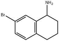7-BROMO-1,2,3,4-TETRAHYDRO-NAPHTHALEN-1-YLAMINE HYDROCHLORIDE 구조식 이미지