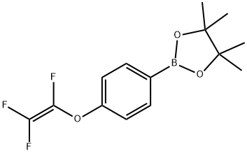 4,4,5,5-TETRAMETHYL-2-(4-TRIFLUOROVINYLOXY-PHENYL)-[1,3,2]DIOXABOROLANE Structure