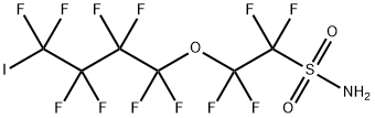 1,1,2,2-TETRAFLUORO-2-(1,1,2,2,3,3,4,4-OCTAFLUORO-4-IODOBUTOXY)-ETHANESULFONAMIDE Structure