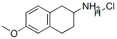 6-메톡시-1,2,3,4-테트라히드로-나프탈렌-2-일라민염산염 구조식 이미지