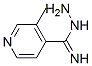 4-Pyridinecarboximidic  acid,  3-methyl-,  hydrazide Structure