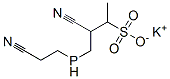 potassium 2-[bis(2-cyanoethyl)phosphine]ethanesulphonate Structure