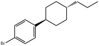 1-Bromo-4-(trans-4-propylcyclohexyl)benzene Structure
