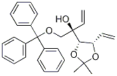 (R)-2-((4S,5S)-2,2-diMethyl-5-vinyl-1,3-dioxolan-4-yl)-1-(trityloxy)but-3-en-2-ol 구조식 이미지