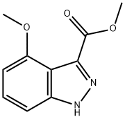 METHYL 4-METHOXY-1H-INDAZOLE-3-CARBOXYLATE Structure