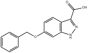 6-BENZYLOXY-1H-INDAZOLE-3-CARBOXYLIC ACID Structure