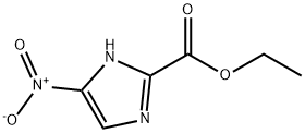 에틸4-니트로-1H-이미다졸-2-카르복실레이트 구조식 이미지
