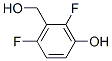 Benzenemethanol,  2,6-difluoro-3-hydroxy- Structure