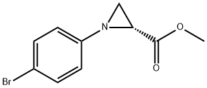 (R)-METHYL 1-(4-BROMOPHENYL)AZIRIDINE-2-CARBOXYLATE Structure