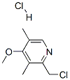 2-Chloromethyl-4-methoxy-3,5-dimethylpyridine hydrochloride 구조식 이미지