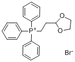 2-(1,3-디옥솔란-2-일)에틸트리페닐포스포늄 브롬화물 구조식 이미지