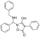 5(2H)-Isoxazolone,  3-hydroxy-4-phenyl-2-[phenyl[(phenylmethyl)amino]methyl]- 구조식 이미지